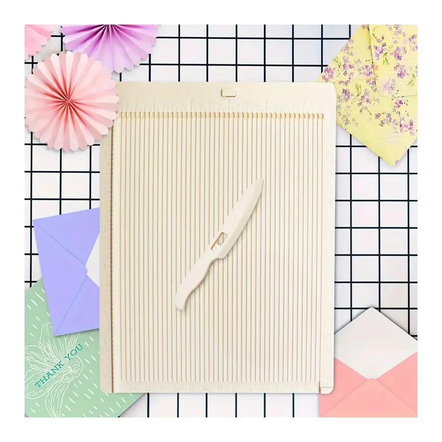 Multipurpose Handmade Mini Scoreboard Envelope Maker Create embossed lines and measuring crafts DIY pad