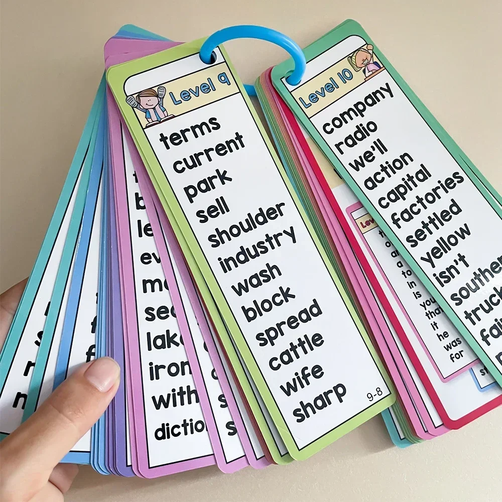 1000 Sight Words Flashcards Dolch Words List Flash Cards High Frequency Word Lists, ESL Teaching Materials for Primary School 6