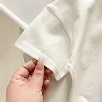 T-shirt pour garçons, haut ample pour enfants, chemisier à manches courtes et col rond pour filles, pull décontracté d'été pour bébés, vêtements neufs pour enfants 3