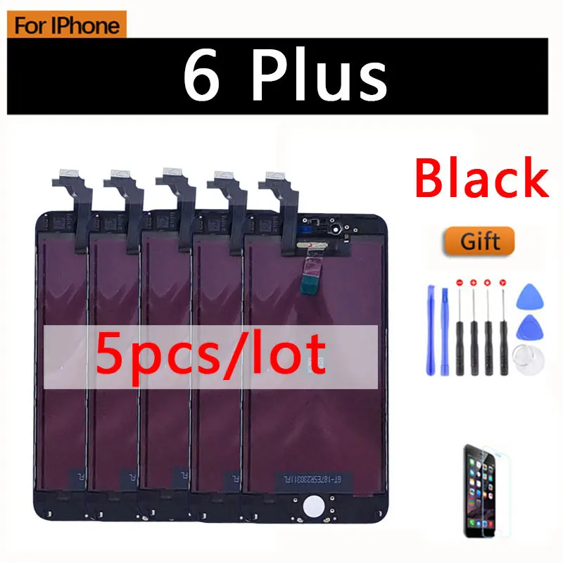 5pcs 6 Plus Black