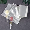 TETP 100Pcs Clear Top Open Bag Thicken Cellophane Handmade Cookies Candy Lollipop Packaging Favors Gift Decoration OPP Plastic 6