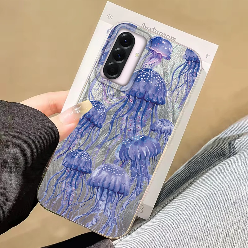 Jellyfish-Themed Protective Smartphone Case Bag
