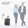 Samsonite Omni PC Hardside Expandable Luggage with Spinner Wheels, 3-Piece Set (20/24/28), Black 3