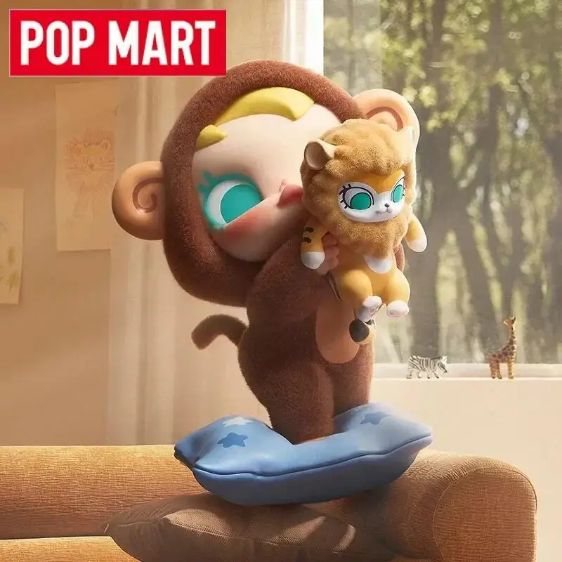 POP MART 베이비 몰리 & 베이비 타비 시리즈 블라인드 박스 장난감 귀여운 애니메이션 액션 피규어 깜짝 상자 미스터리 박스 인형 소녀 선물