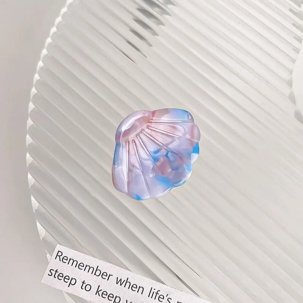 Creative Acetate Shell Shape Hair Clips Ocean Animal Fan Shape Mini Hairpin Mini Geometric Small Hairgrips Female/Children
