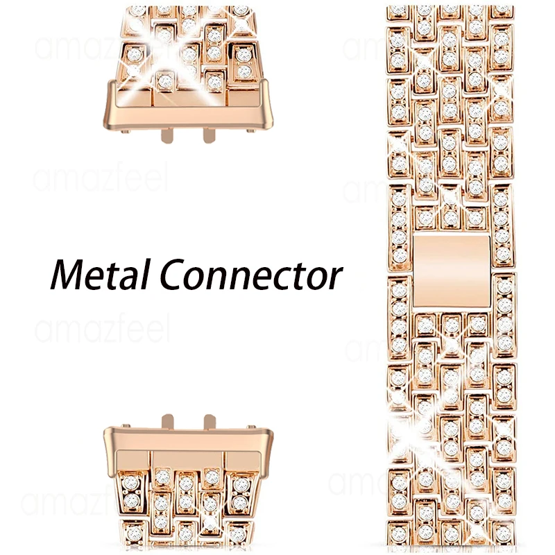 Diamond Strap Metal Bracelet for Galaxy Fit Smart Watch