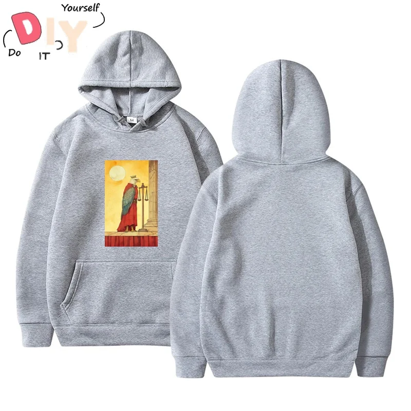

The Eagle Is The Guardian Of Justice Sport Basic Korean Hoodie Men Round Neck Putih Sexy Blouse Cute Printed Summer