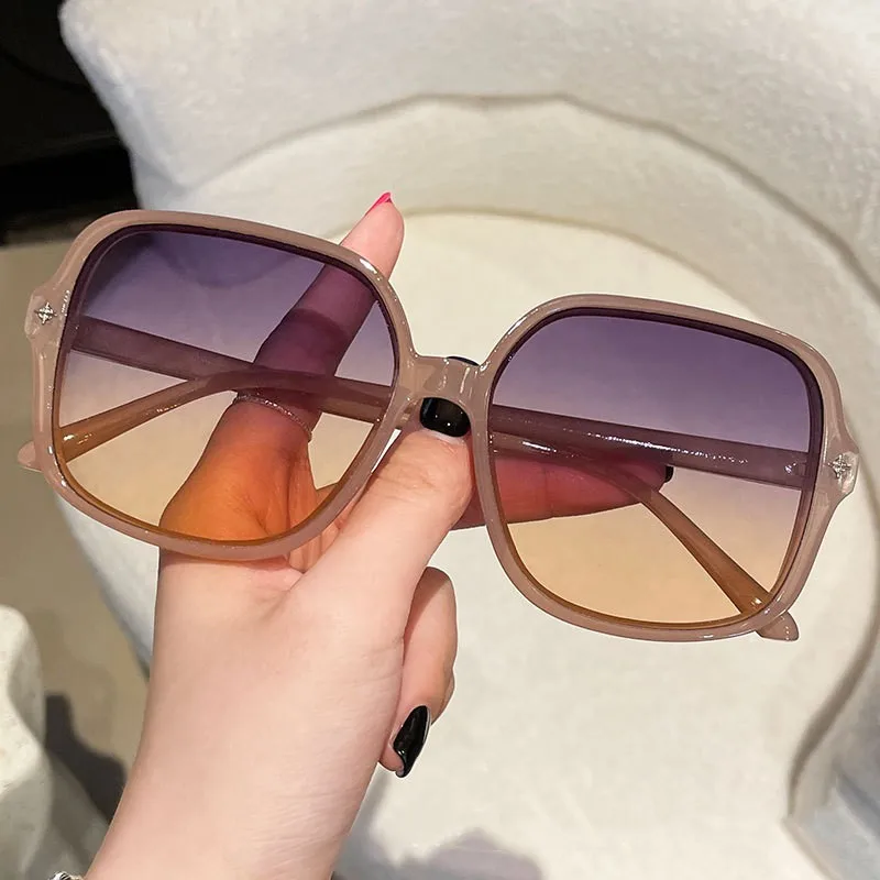 

Fashion Vintage Square Sunglasses Women Oversized Sun Glasses UV400 Eyewear Luxury Brand Designer Sun Shades Oculos De Sol