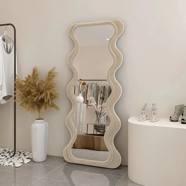 200x100 grande specchio di lusso Nordic Design moderno soggiorno qualità  specchio a figura intera Vanity Girls Cool Espejo decorazione della casa -  AliExpress