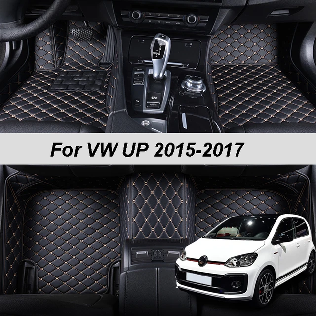 Nach Maß Leder Auto Boden Matten Für Volkswagen VW UP 2014 2015