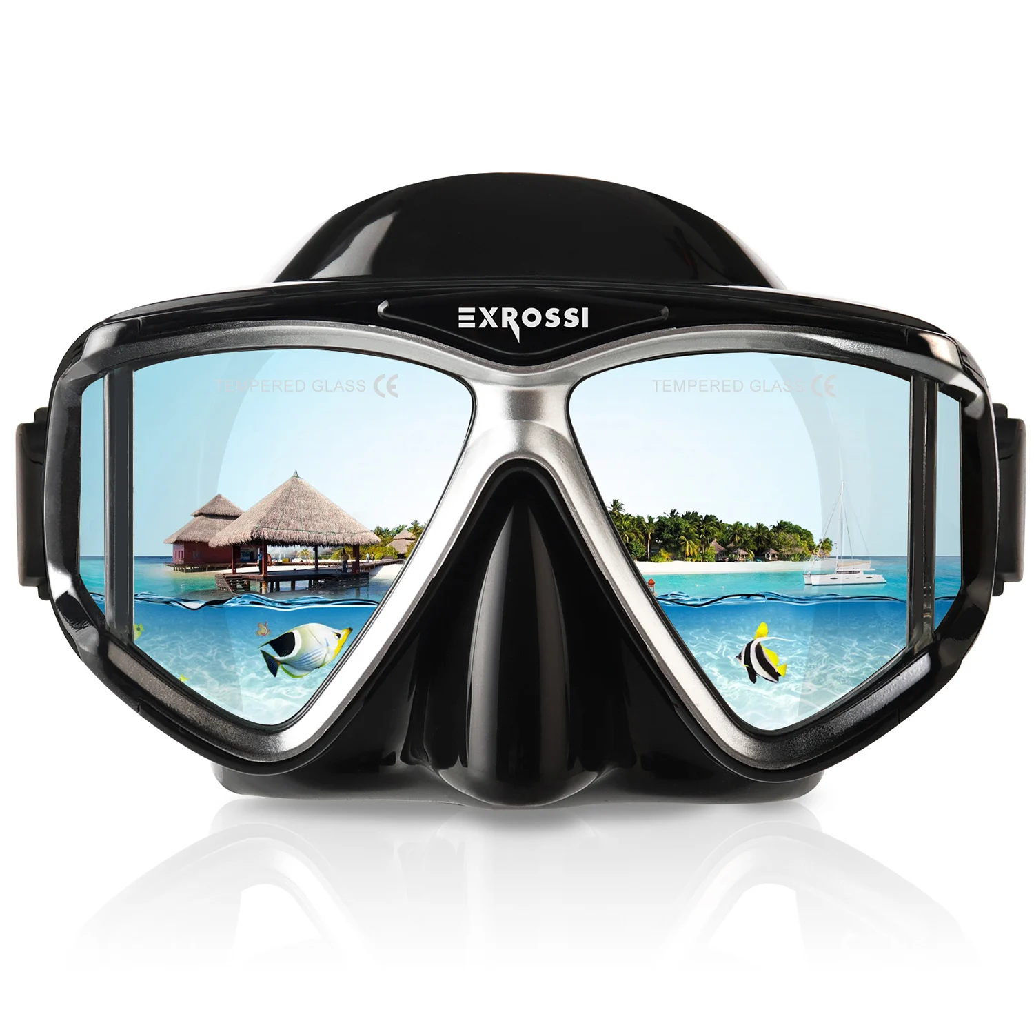 Lens Scuba Diving Adult Snorkeling Diving Mask Freediving mask Myopia Anti fog Goggles Adults