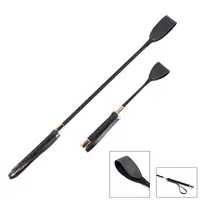 Portable Pointer Equestrian Training Horse Whip Stage Performance Props Lash Supplies Racing Riding Crop With Handle PU Leather 1