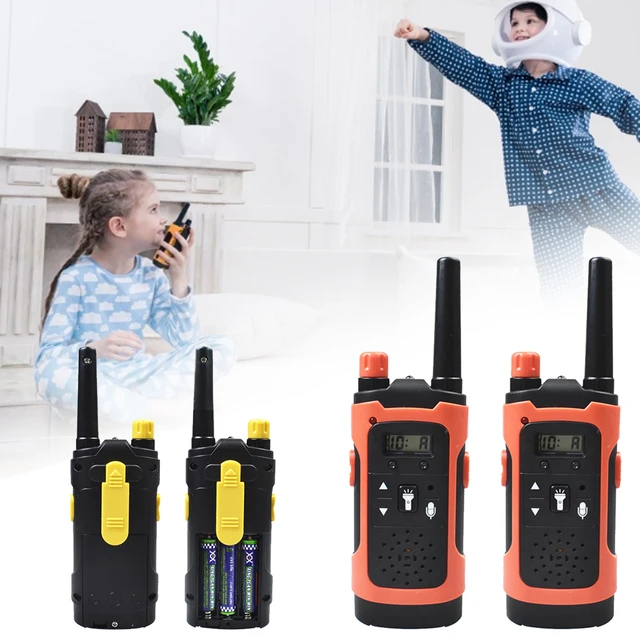 Walkie Talkies For Kids 300M Long Range Two Way Radios Toys For Family Outdoor Adventure Game Voice Interphone Toy Children Gift 3