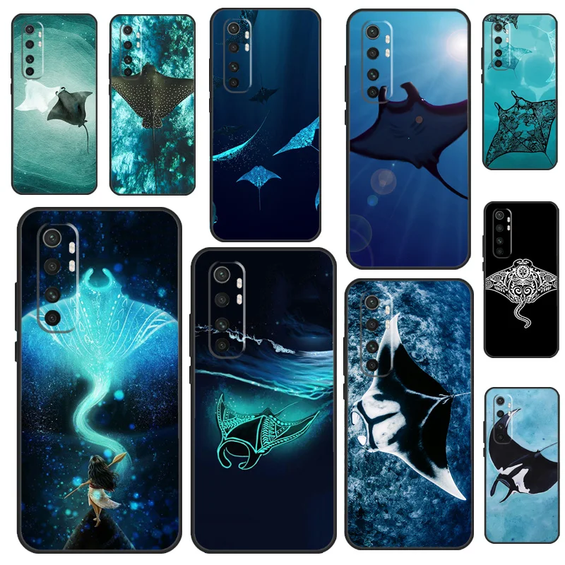 Custodia Animal Manta Ray Per Poco X3 X4 X5 F5 Pro M5S C40 F4 Gt F3 Cover Per Xiaomi 12T 11T Pro 12 13 Lite 12X