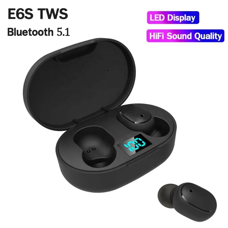 True Wireless Earbuds Volume Control Noise Cancelling Blue Tooth