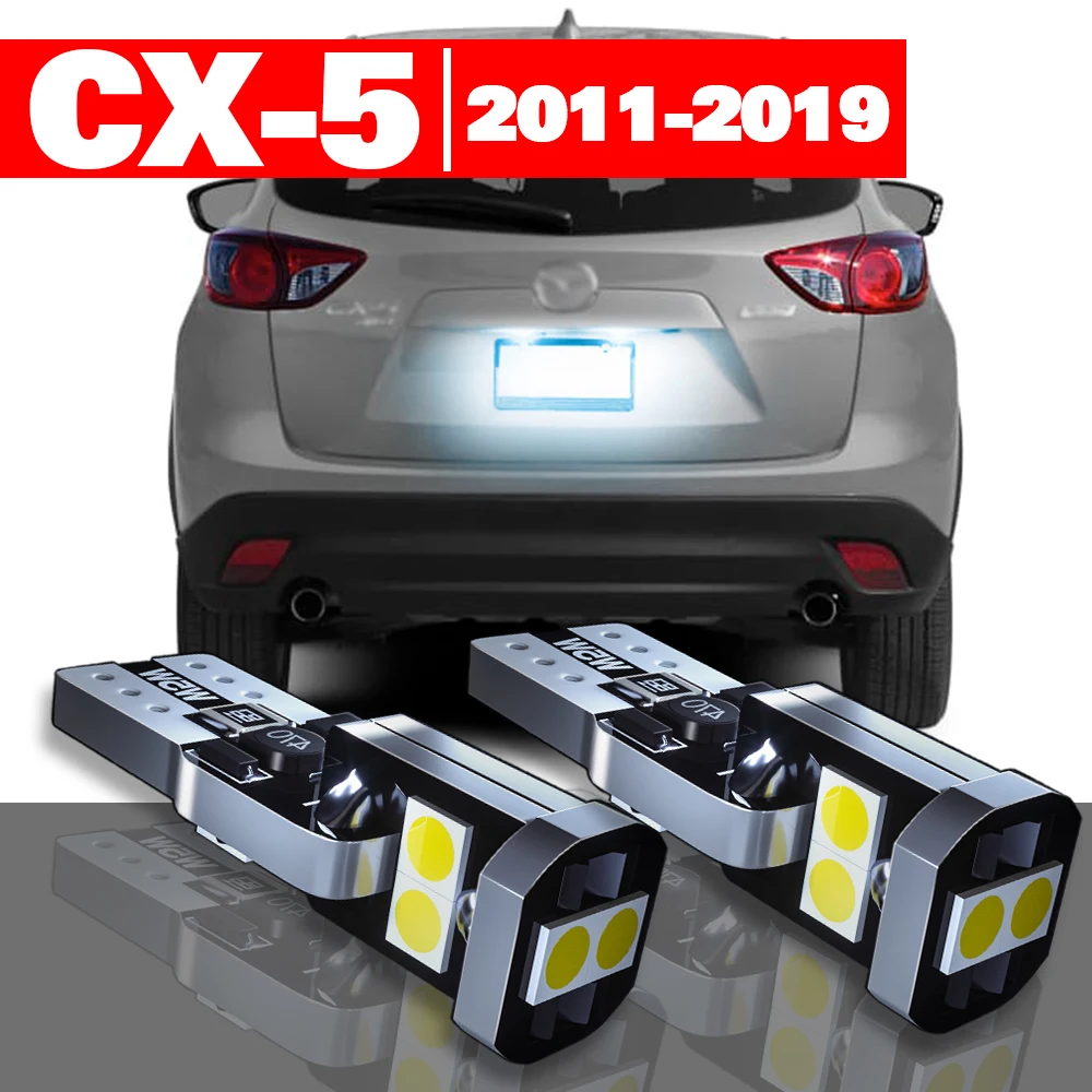 

Аксессуары для Mazda CX-5 CX 5 CX5 KE GH KF 2011-2019, 2 шт. светодиодный светодиодные лампы для номерного знака 2012 2013 2014 2015 2016 2017