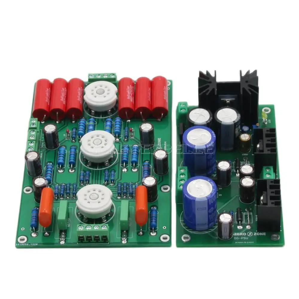

Трубчатый предусилитель HiFi DIY PRT04A 12AX7, плата JP200, схема с блоком питания