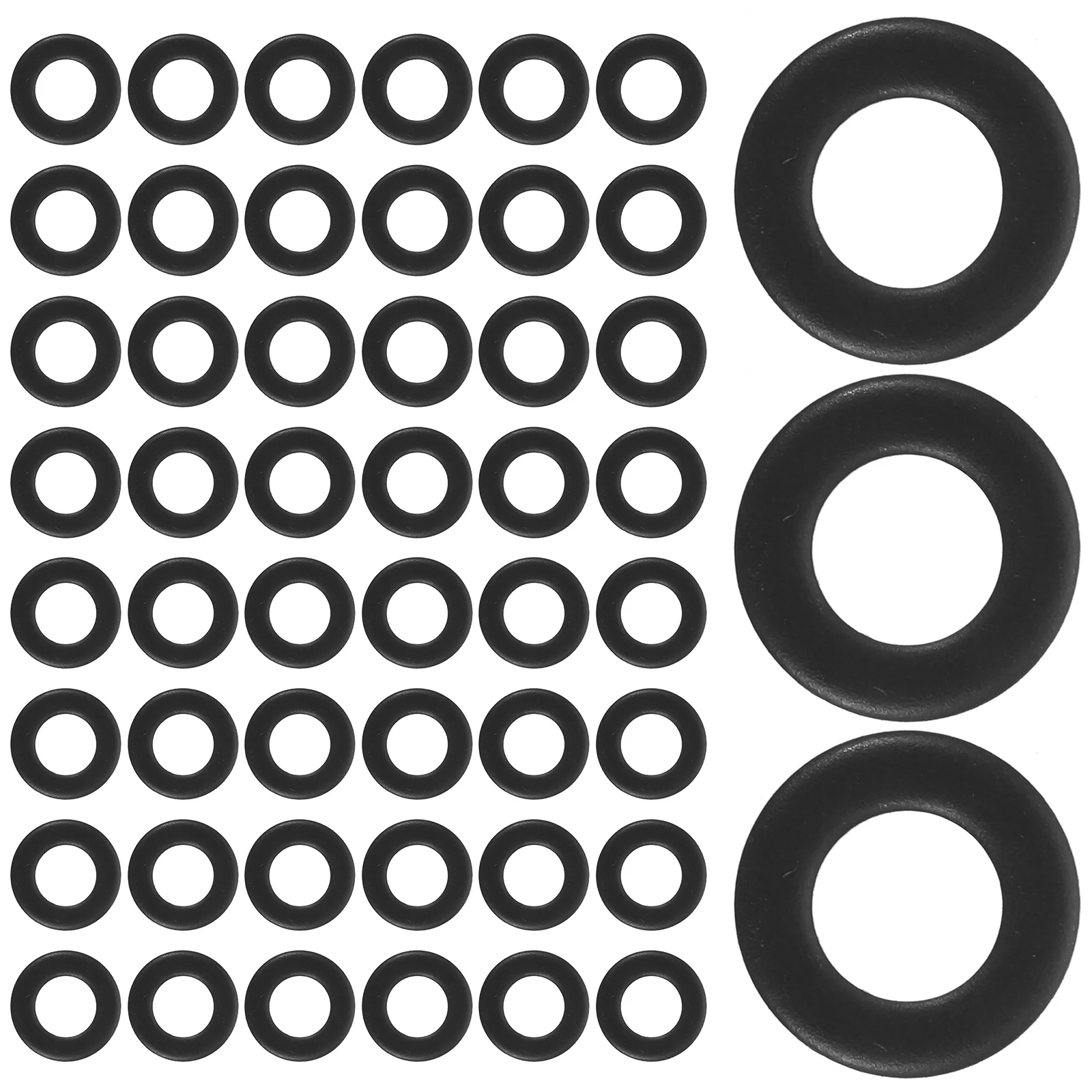 

100 Pcs Flat Washers Seal Gaskets 3/16 Inch Metal Outer Diameter Anti-loosening Screw Fasteners