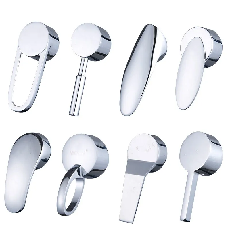 

High-quality Kitchen Hot Cold Faucet Handle Switch 35mm/40mm Basin Mixer Tap Replacement Cover Shower Faucet Filter Accessories