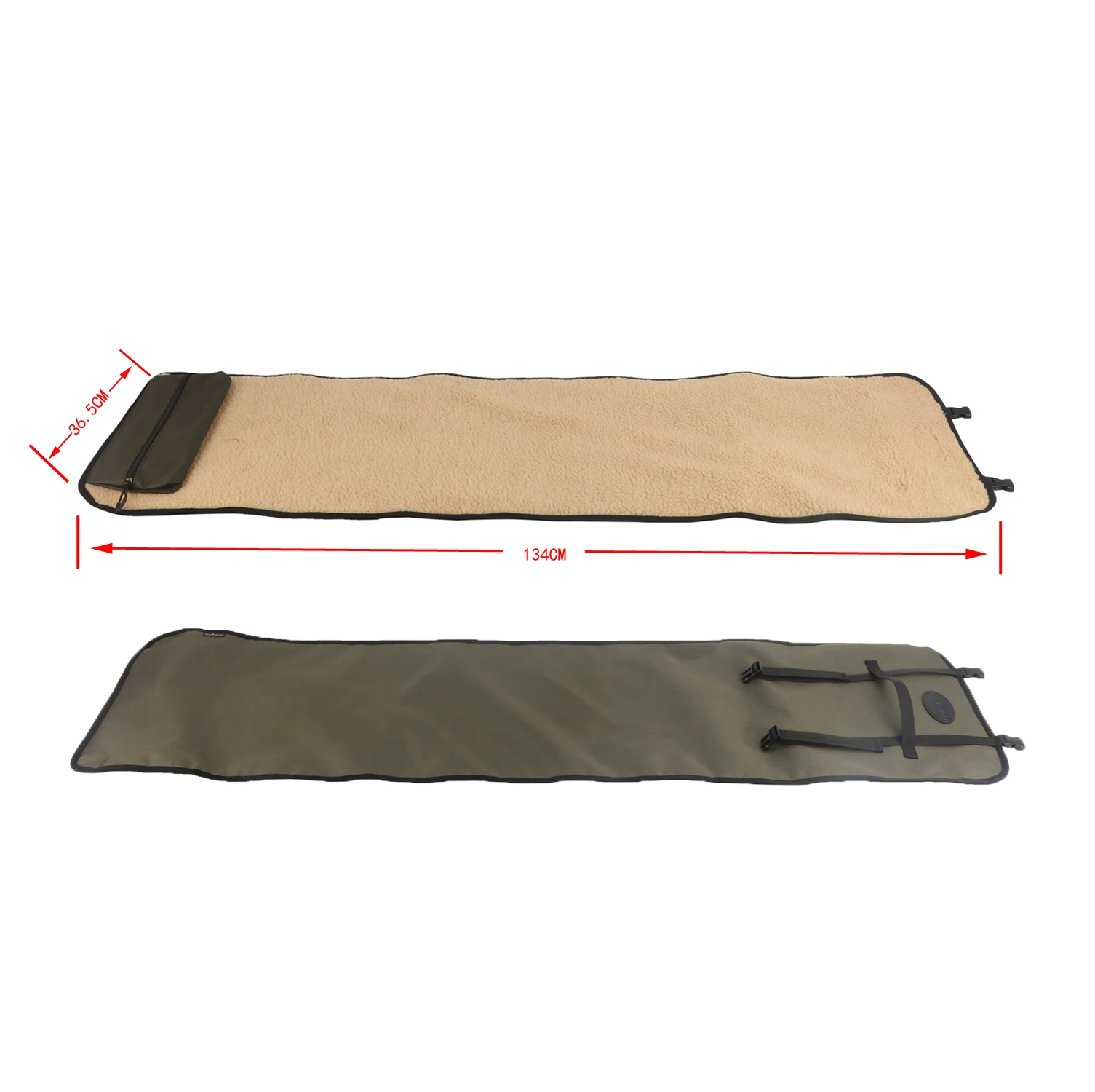 Tourbon Hunting Gun Rifle Shotgun Cleaning Mat Shooting Care Kit Green Nylon Cushion Pad 3