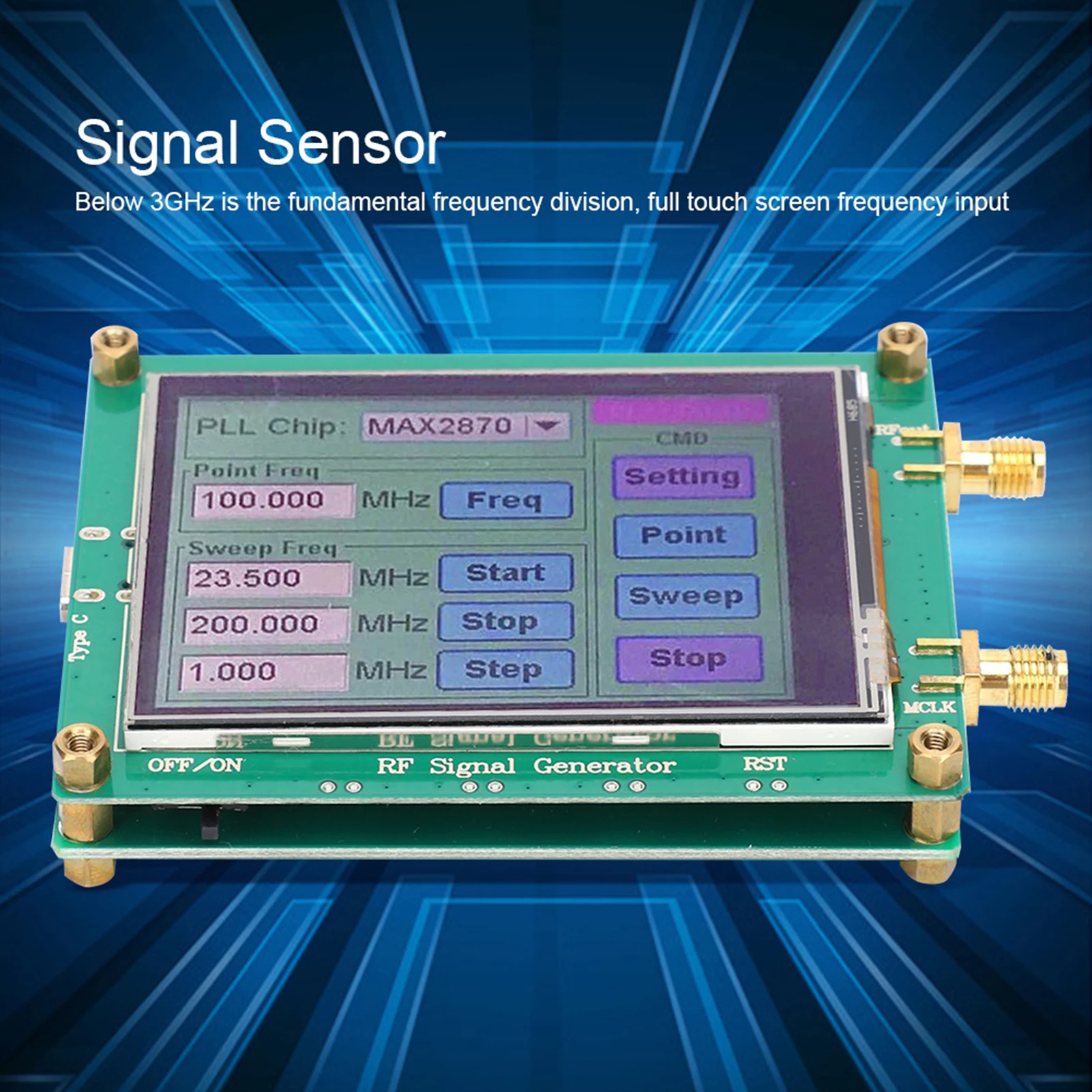 HF-Signalgenerator Modul MAX2870 – 23,5 MHz – 6 Produktbild-Vorschau 2