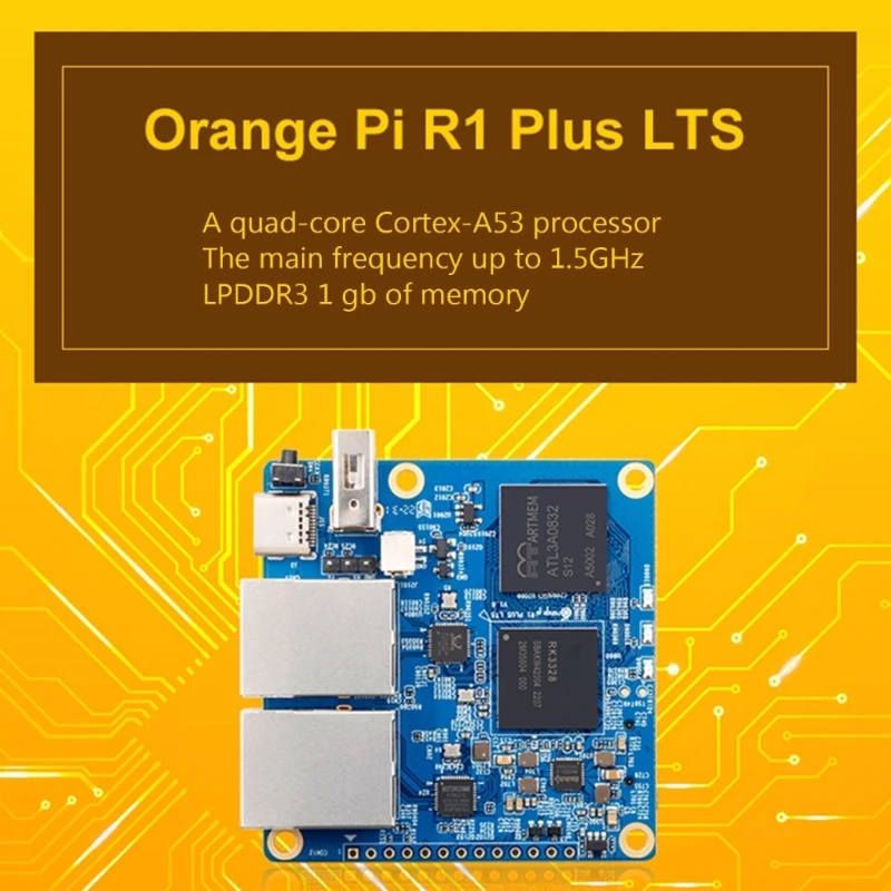 

for Orange 1GB Memory Chip RK3328 Open Source Single Board Computer Run Android9 Debian OS