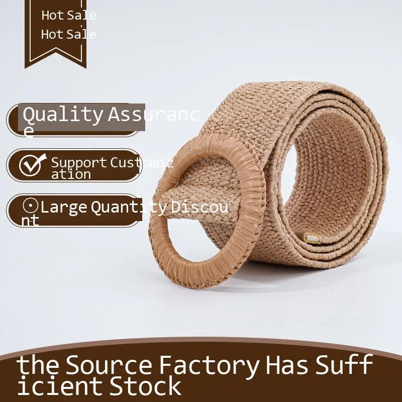 Woven belt fashion canvas flared pants belt trend outdoor beach canvas nylon wide legged pants