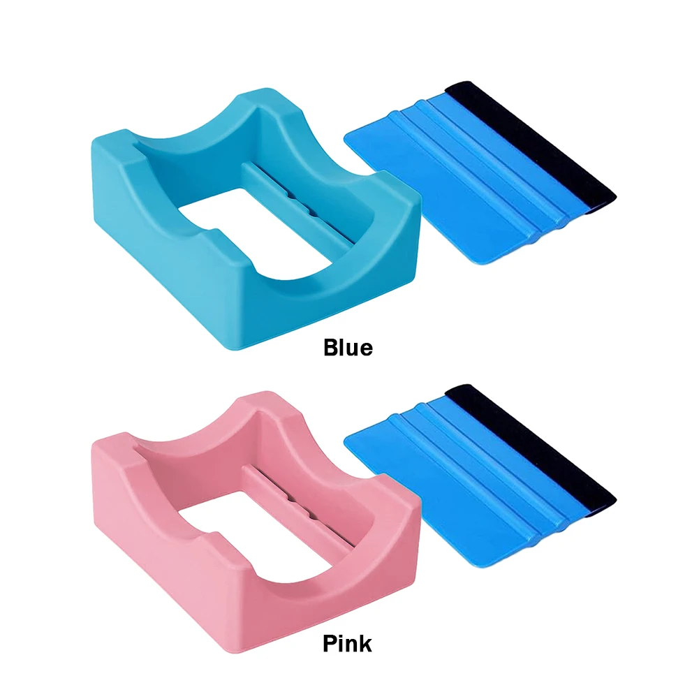 Cup Holder Silicone Cup Cradle Stand Lightweight for Home Kitchen (Blue)