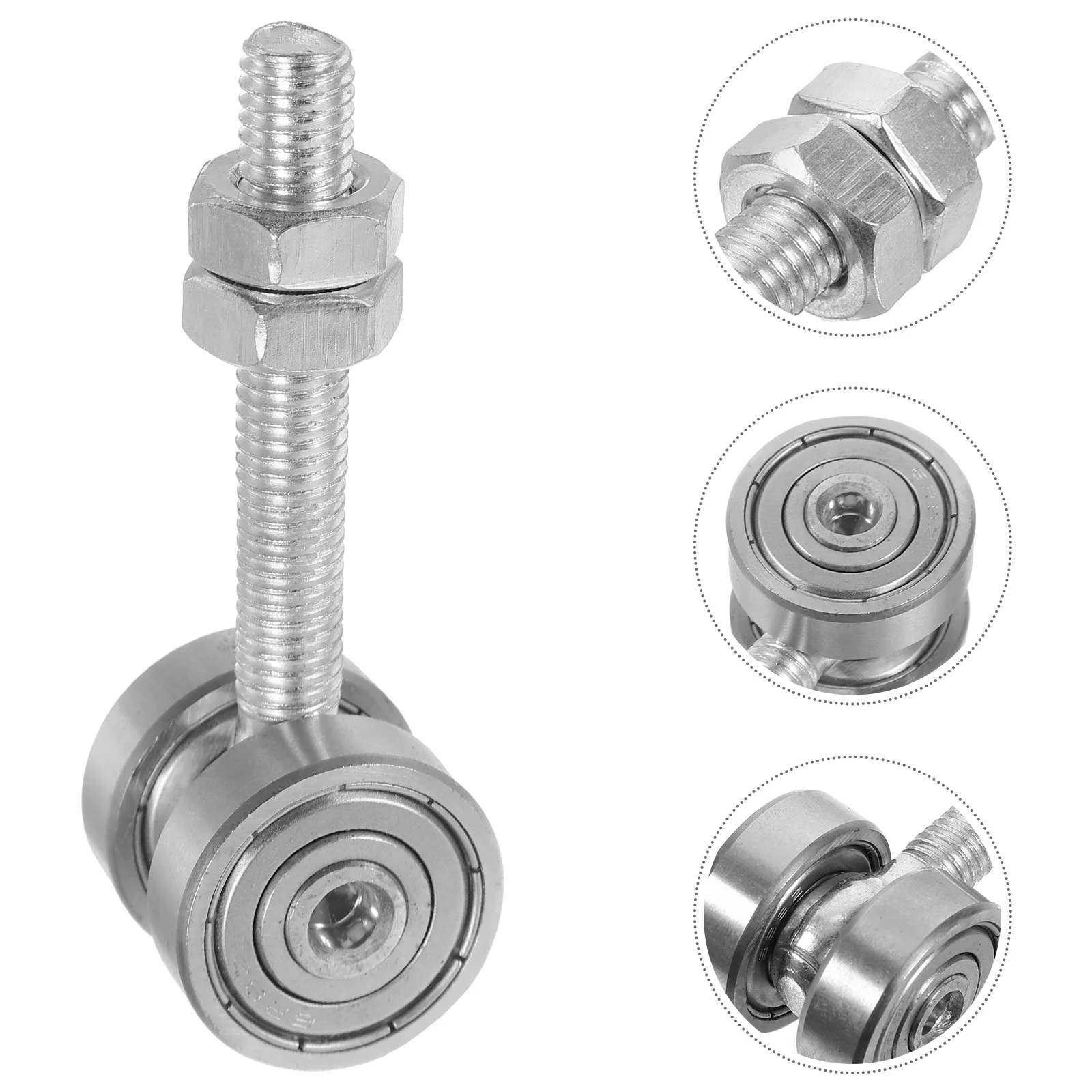 Heavy Duty Pulley Assembly Sliding Door Roller Window Door Roller Two Bearing Pulley Double Bearing Pulley Screw Hole 8mm