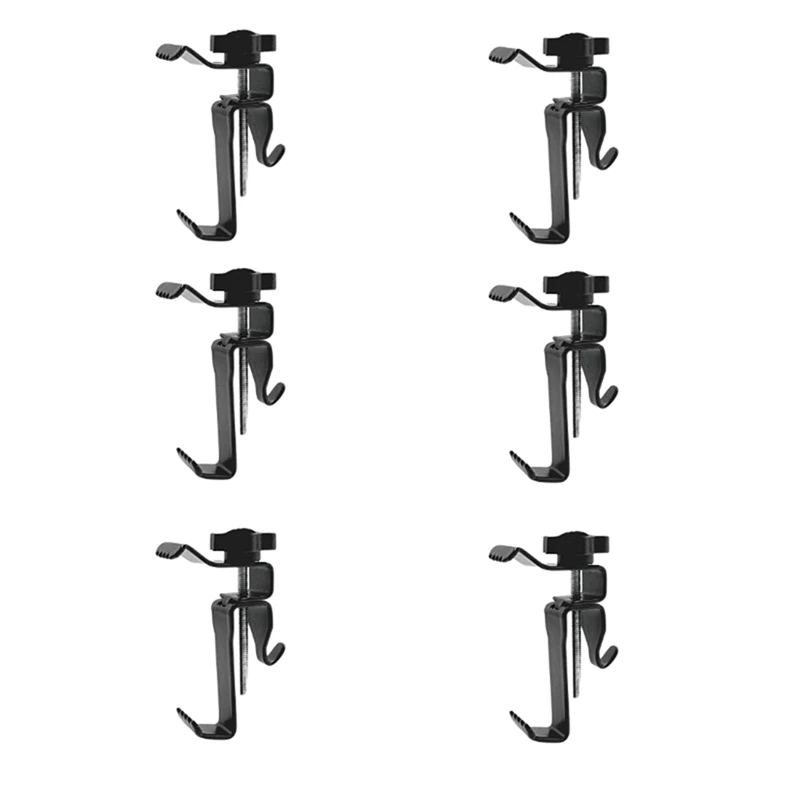 

6 Piece Brick Wall Clips, Brick Hooks Clamp Outdoor Heavy Duty, Metal Brick Hook Brick Hangers No Drill