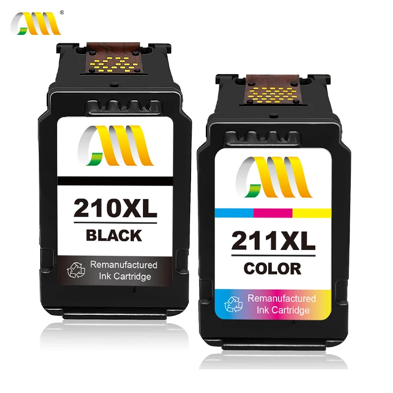 Cmcmcm For Remanufactured Ink Cartridge Canon 210 211 Xl Pixma Ip2700