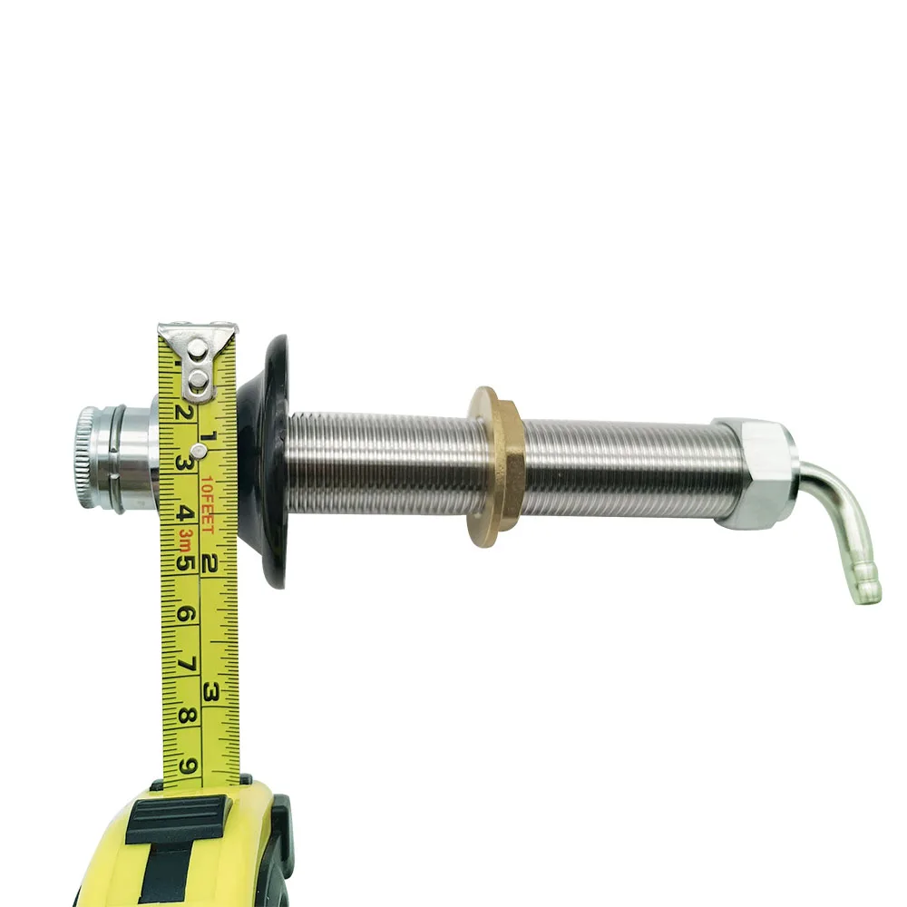 KegLand 150 mm Edelstahl-Bierarmatur mit langem Schaft und langem Schaft, Zubehör für Zuhause – Detail 5