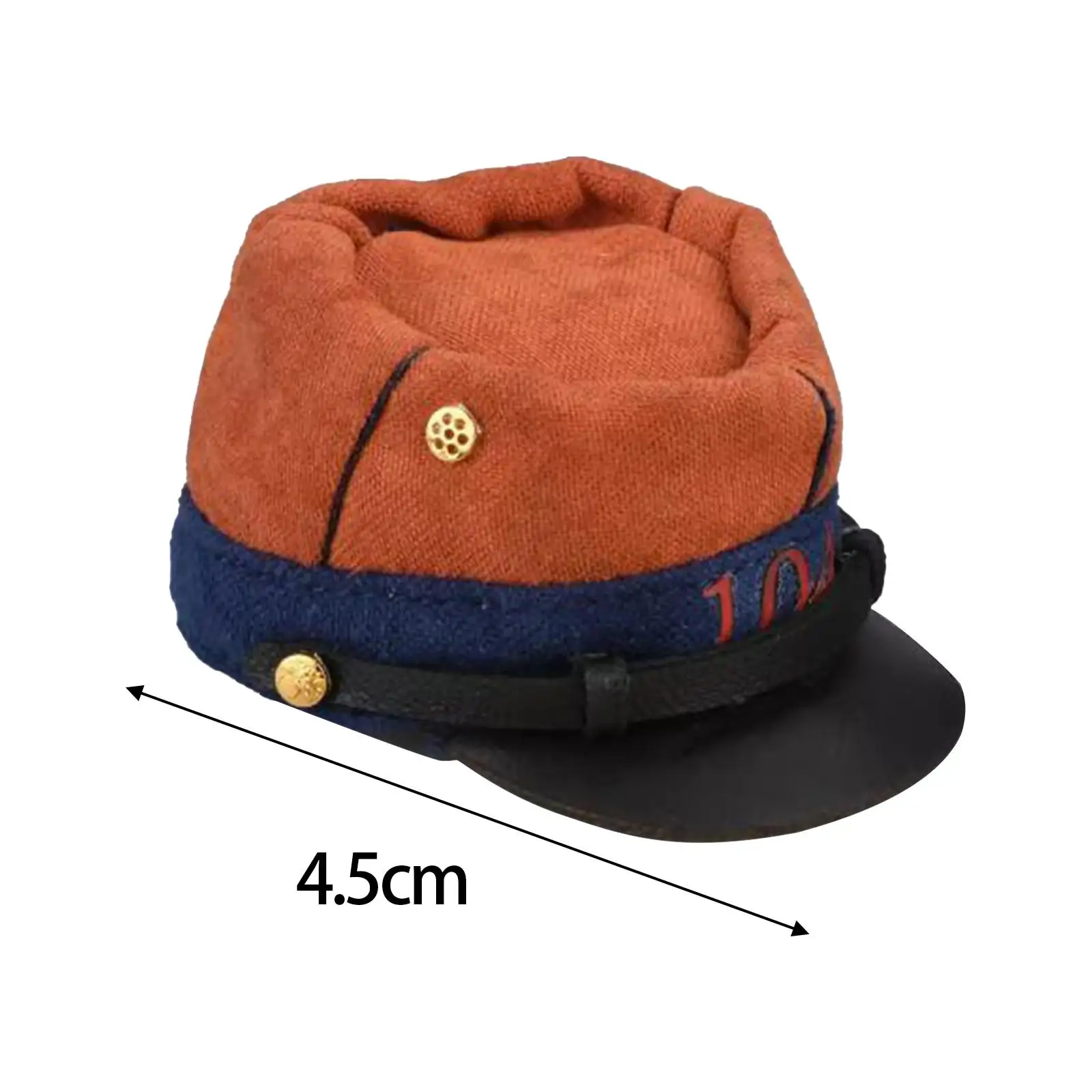 1/6 Model France Solider Hat Male Figure Cap Costume Accessories Outfit Stylish Decoration Accessory for 12inch Male Figures