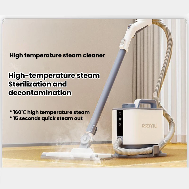 

YLM1002 Multifunction Steam Cleaner 1400W 1L High Temperature Sterilization Hosuehold Steam Mop Canister Handheld Canister-Type