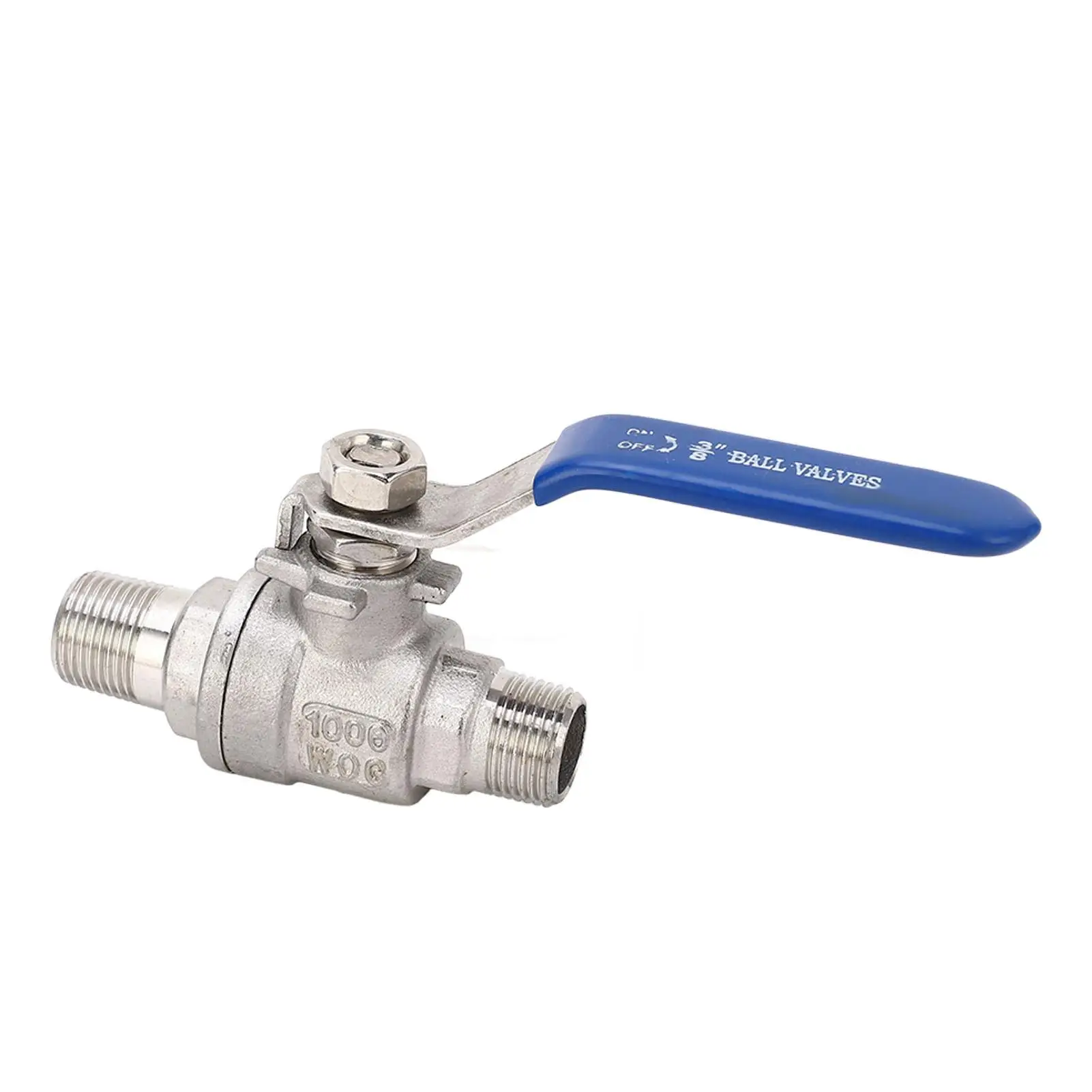 3/8in NPT Stainless Steel Full Port Ball Valve DN10-Durable Sealing for mechanical Equipment