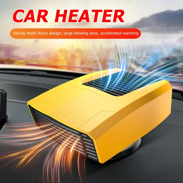 12V/24V Auto Elektrische Fan Wärmer 360 Grad Rotation Auto Kalten Warme  Luft Heizung Autos Fan Heizung maschine Automobil Zubehör - AliExpress