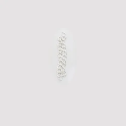 Gold & Silver Metal Extension Chain for Jewelry Making - Versatile Necklace & Bracelet Crafting Accessory (Silver Color)