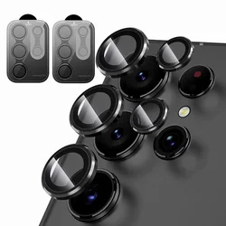 Premium Tempered Glass Camera Lens Protector - 2 Pack - Samsung S23 (Black x2)
