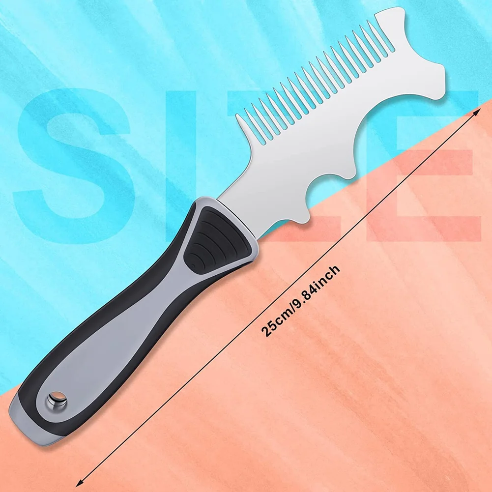 Paint Brush Cleaner 4 in 1 Paint Brush Comb, Brush Roller Cleaner Tool Painters Comb for Sufficient Cleaning and Maintaining