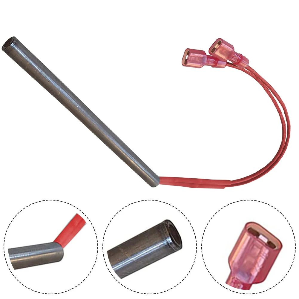 스레드리스 점화 막대 9.5*150mm 230V 300w 핫로드 점화기 키트 펠렛 그릴 가열 막대 홈 하드웨어 액세서리
