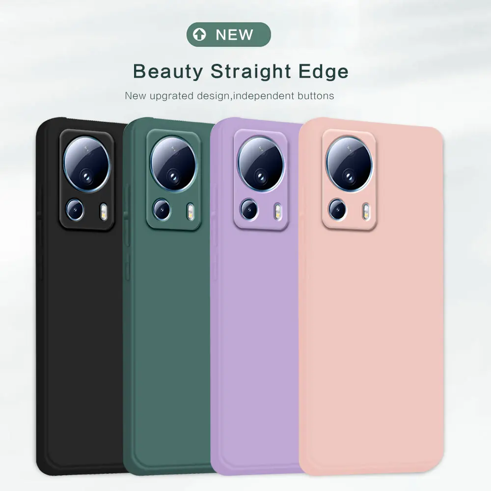 Per Xiaomi 13 Lite 13 Pro 13 Ultra Case Fundas Per Xiaomi 13 Ultra Cover Posteriore Coque Protettivo In Silicone Antiurto Per Xiaomi 13