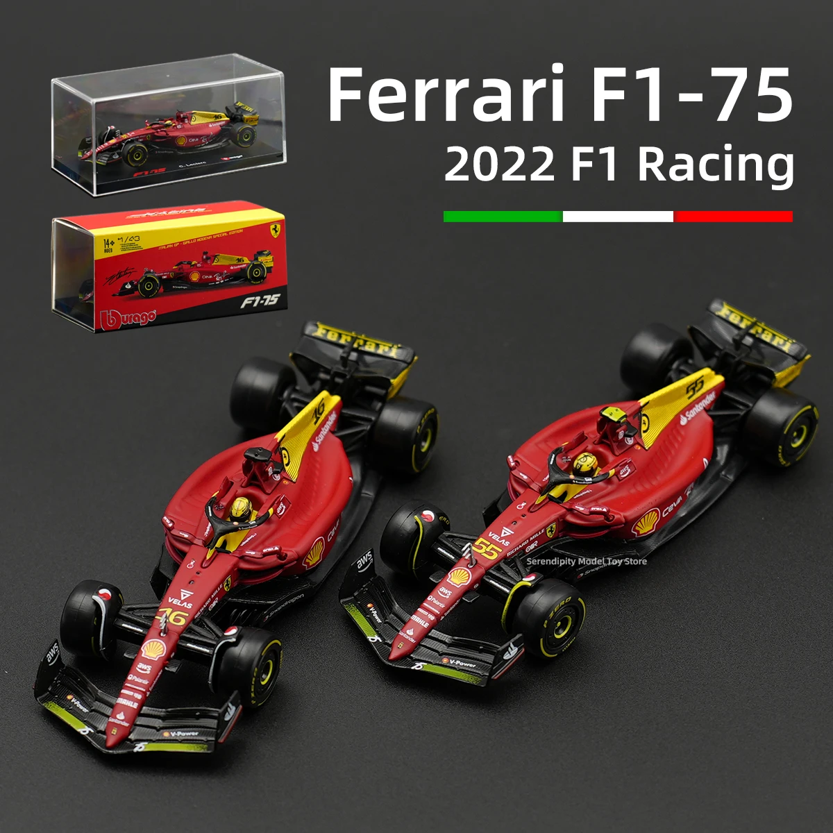 Bburago 1:43 Ferrari SF23 F1-75 SF21 SF1000 Die Cast Vehicles Model Formula Racing Car Toys Acrylic Box bburago 1 43 ferrari sf23 sf1000 f1 75 sf21 16 f1 formula car die cast vehicles collectible model racing toys acrylic box