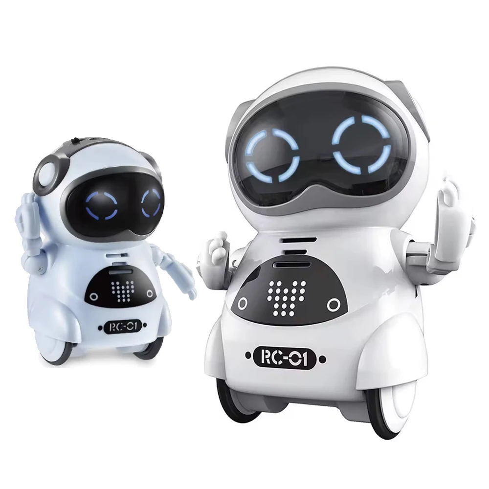 Buy now at Bonkers, this super cute, pocket sized, talking and dancing robot. By saying hello or other voice command, it will interact with you.