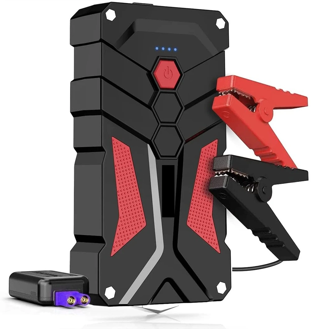 

1000A Peak 12800mAh 12V Car Inverters Power Pack with USB Quick Charge 3.0 (Up to 7L Gas or 5.5L Diesel Engine) (1000A)