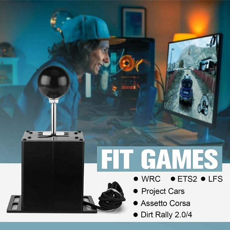 Racing Game Pc Usb H Gear Shifter Sequenziale Per Logitech Per Thrustmaster T300Rs/Gt Per Ets2 Simracing