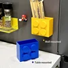 Building Blocks Refriger  Atorstorage Rack Magnetic Wall-mounted Sundry Items Storage Box Refrigerator Side Storage Rack 4