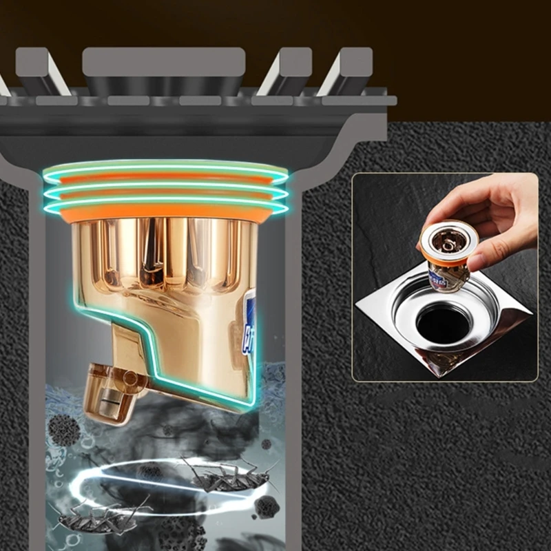Magnetic Self-Closing Odor Insect Proof Floor Drain Core Diameter32-44mm Anti Odor Water Backflow Shower Drain Cover Hair Filter floor drain deodorant floor drain core shower drain cover drain filter floor drain filter drain strainer shower drain floor drain