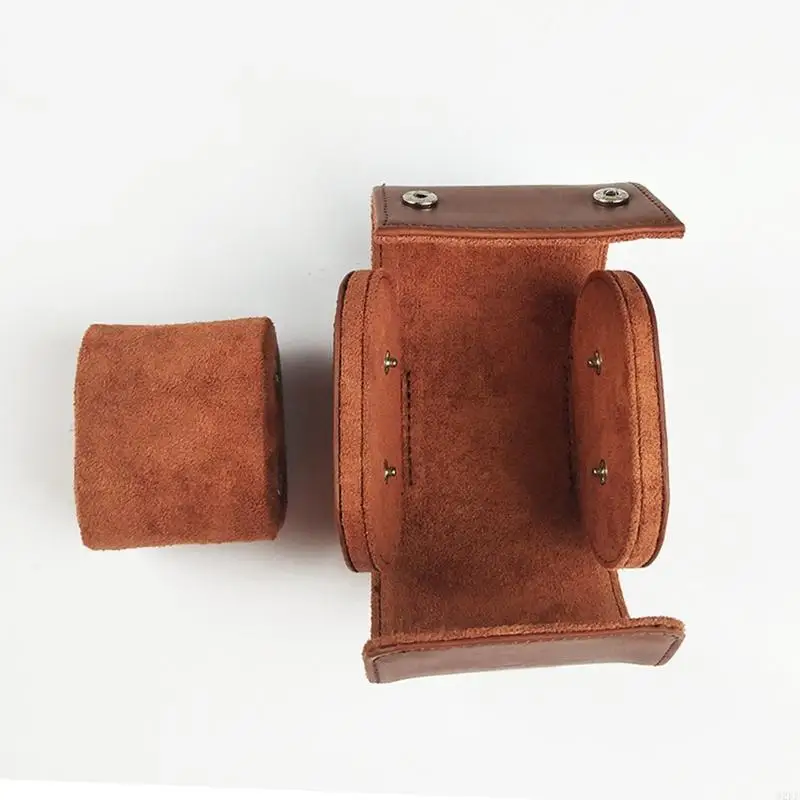 1 Slot Watch Roll Travel Watch Storage Box with Anti-Slide for Protection Cushion for Jewelry Storage Window Displ