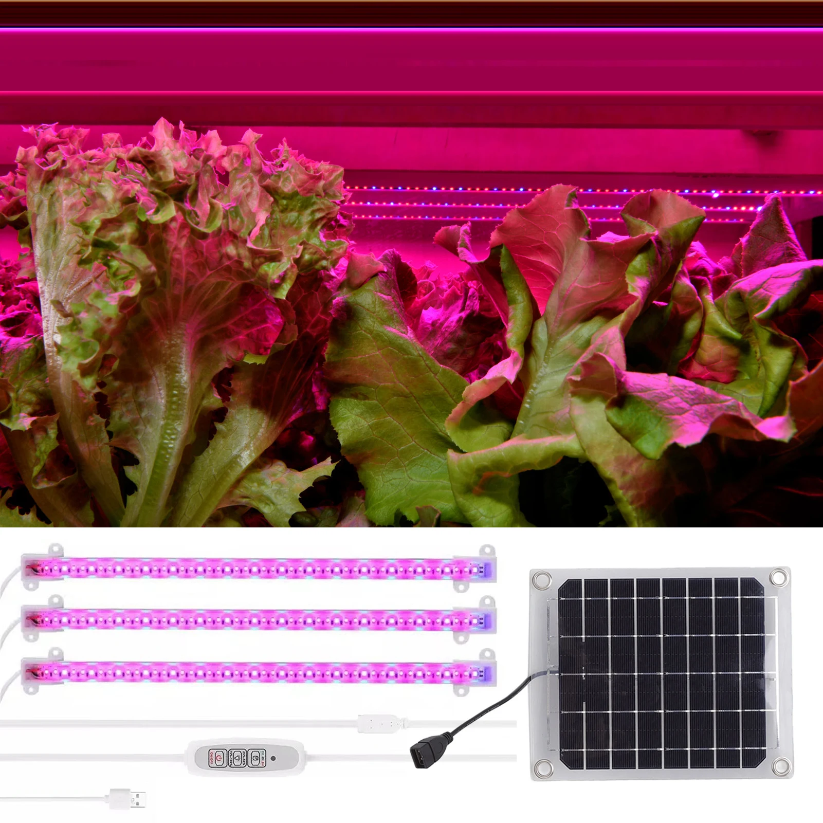 Greenhouse Plant LED Lamp LED Grow Lights With High Luminous Flux And Good Heat Dissipation Solar Plant Grow Lights With High