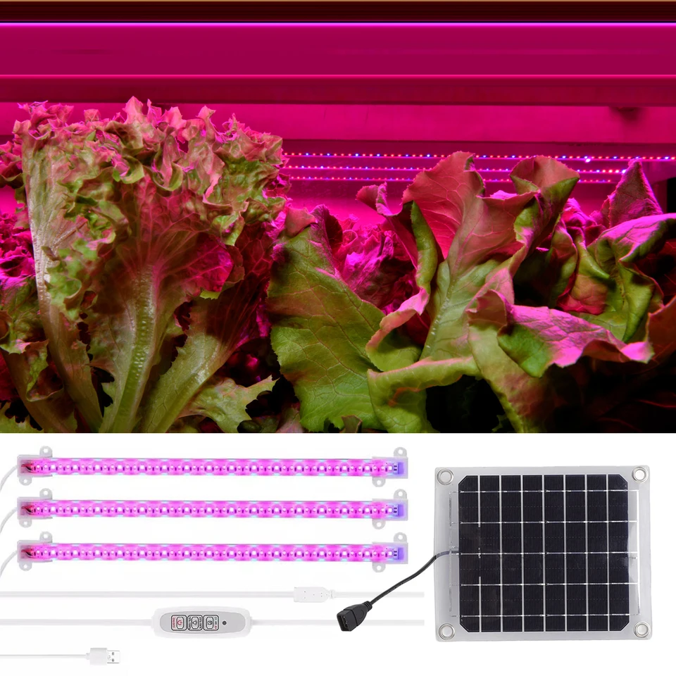 Greenhouse Plant LED Lamp LED Grow Lights With High Luminous Flux And Good  Heat Dissipation Solar Plant Grow Lights With High - AliExpress 15